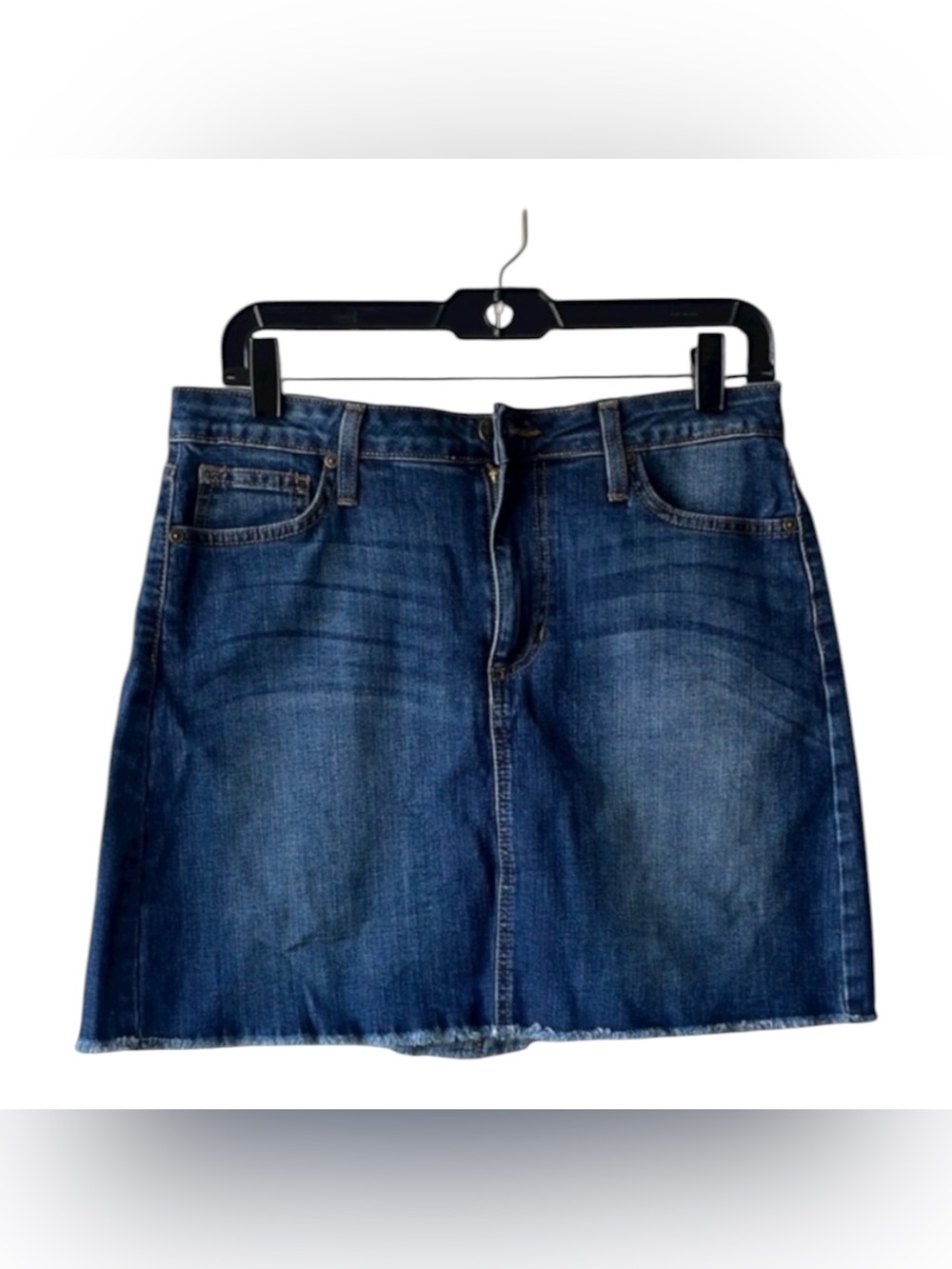 Just Black Blue mini Skirt Knee-Length Casual